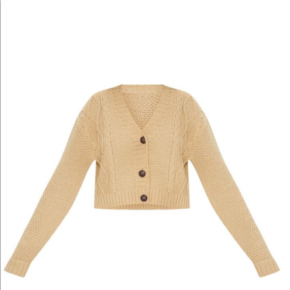pretty little thing cropped cardigan